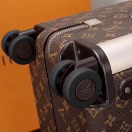 Replica Louis Vuitton Brown Monogram Orange Handle Horizon 55 Rolling Luggage
