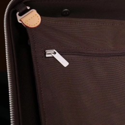 Replica Louis Vuitton Brown Monogram Orange Handle Horizon 55 Rolling Luggage