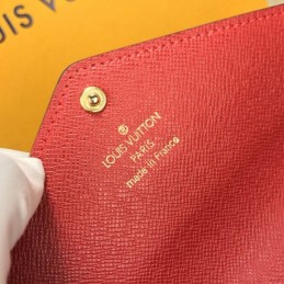 Replica Louis Vuitton Brown Monogram Burgundy Snap Josephine Wallet