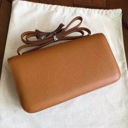 Replica Hermes Tan Constance Elan Gold Hardware Bag