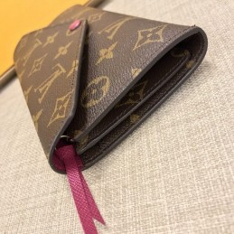 Replica Louis Vuitton Brown Monogram Pink Snap Josephine Wallet