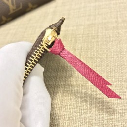 Replica Louis Vuitton Brown Monogram Pink Snap Josephine Wallet