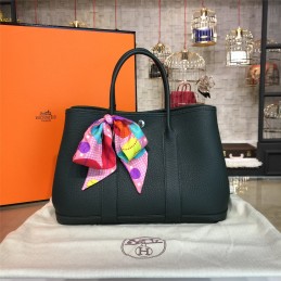 Replica Hermes Dark Green Garden Party 30 Bag