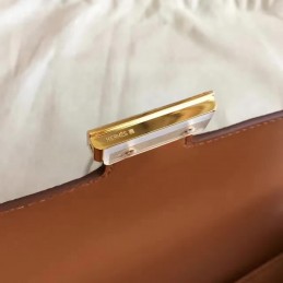 Replica Hermes Tan Constance Elan Gold Hardware Bag
