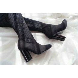 Replica Louis Vuitton Burgundy Silhouette Ankle Boots