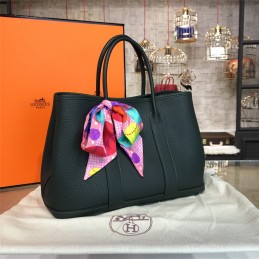 Replica Hermes Dark Green Garden Party 30 Bag