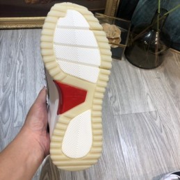 Replica Louis Vuitton White Black Zig Zag Sneakers