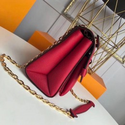 Replica Louis Vuitton Fuchsia Embossed Monogram Vavin PM
