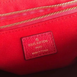 Replica Louis Vuitton Fuchsia Embossed Monogram Vavin PM