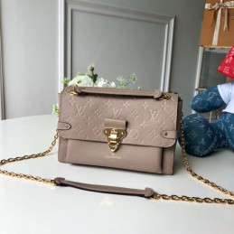 Replica Louis Vuitton Taupe Embossed Monogram Vavin PM