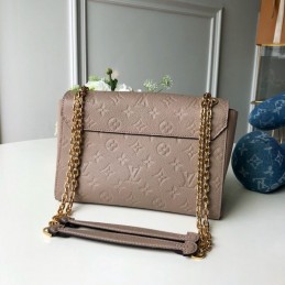 Replica Louis Vuitton Taupe Embossed Monogram Vavin PM