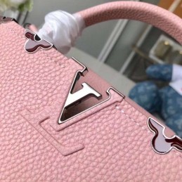 Replica Louis Vuitton Pale Pink Capucines BB