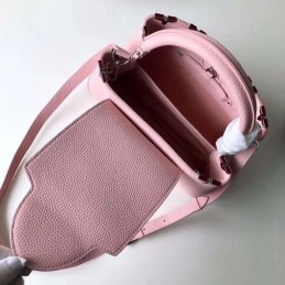 Replica Louis Vuitton Pale Pink Capucines BB