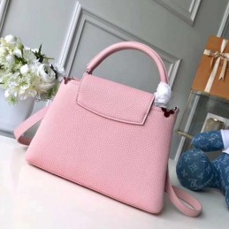 Replica Louis Vuitton Pale Pink Capucines BB