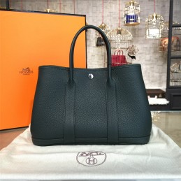 Replica Hermes Dark Green Garden Party 30 Bag