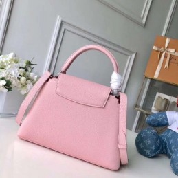 Replica Louis Vuitton Pale Pink Capucines PM