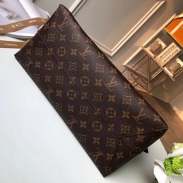 Replica Louis Vuitton Brown Monogram Black Interior Flower Hobo