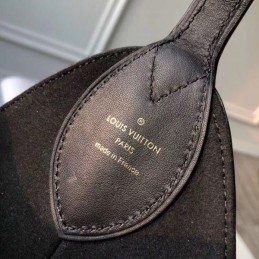 Replica Louis Vuitton Brown Monogram Black Interior Flower Hobo