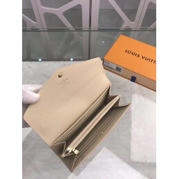 Replica Louis Vuitton White Damier Azur Sarah Wallet - Style 2