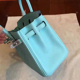 Replica Hermes Sky Blue Birkin 25 Palladium Hardware Bag