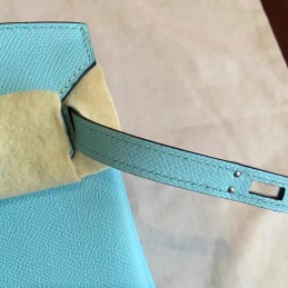 Replica Hermes Sky Blue Birkin 25 Palladium Hardware Bag