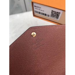 Replica Louis Vuitton Brown Monogram Sarah Wallet