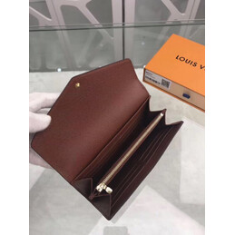 Replica Louis Vuitton Brown Monogram Sarah Wallet