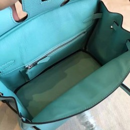 Replica Hermes Sky Blue Birkin 25 Palladium Hardware Bag