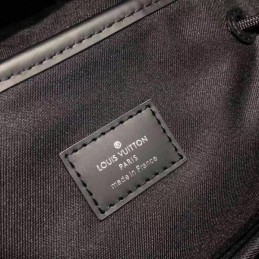 Replica Louis Vuitton Black Damier Graphite Zack Backpack