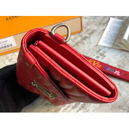 Replica Louis Vuitton Red Quilted New Wave Long Wallet