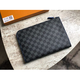 Replica Louis Vuitton Black Damier Graphite Pochette Jour PM