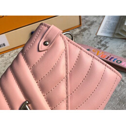 Replica Louis Vuitton Pale Pink Quilted New Wave Long Wallet