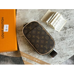Replica Louis Vuitton Brown Monogram Gange Pochette