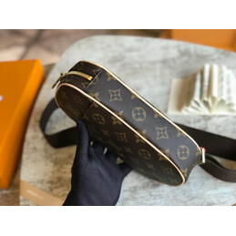 Replica Louis Vuitton Brown Monogram Gange Pochette