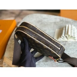 Replica Louis Vuitton Brown Monogram Gange Pochette