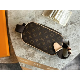 Replica Louis Vuitton Brown Monogram Gange Pochette