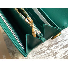 Replica Louis Vuitton Green Quilted New Wave Long Wallet