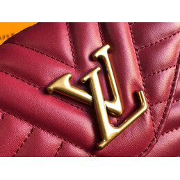 Replica Louis Vuitton Burgundy Quilted New Wave Long Wallet