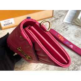 Replica Louis Vuitton Fuchsia Quilted New Wave Long Wallet