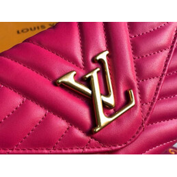 Replica Louis Vuitton Fuchsia Quilted New Wave Long Wallet