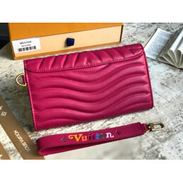 Replica Louis Vuitton Fuchsia Quilted New Wave Long Wallet