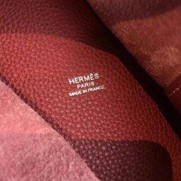 Replica Hermes Burgundy Picotin Lock 22 Bag