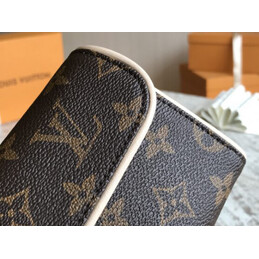 Replica Louis Vuitton Brown Monogram Pochette Florentine
