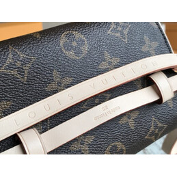 Replica Louis Vuitton Brown Monogram Pochette Florentine