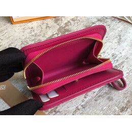 Replica Louis Vuitton Fuchsia Quilted New Wave Zipped Compact Wallet