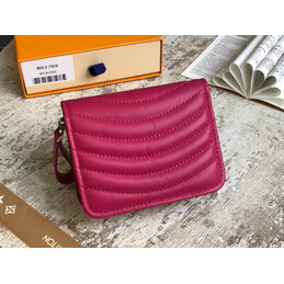 Replica Louis Vuitton Fuchsia Quilted New Wave Zipped Compact Wallet