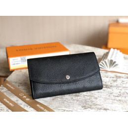 Replica Louis Vuitton Black Textured Iris Wallet