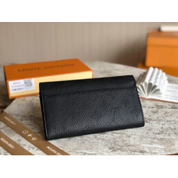 Replica Louis Vuitton Black Textured Iris Wallet