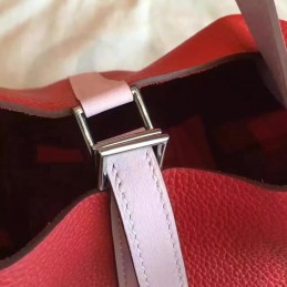 Replica Hermes Red Pink Picotin Lock 13 Bag