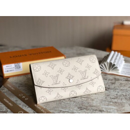 Replica Louis Vuitton White Monogram Iris Wallet